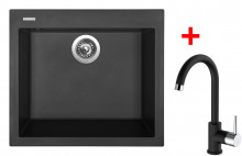 Sinks CUBE 560 Nanoblack+MIX 35 Nan...